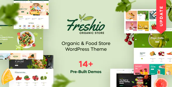 Freshio Organic & Food Store WordPress Theme