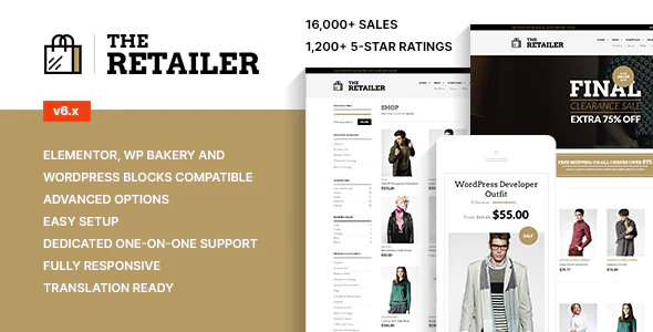The Retailer - Responsive WordPress Theme