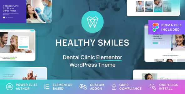 Healthy Smiles v1.3.0 - Dental WordPress Theme