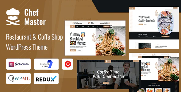 Chefmaster Restaurant WordPress Theme