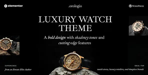 Orologio Luxury Watch Store WordPress Theme