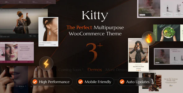 Kitty Fashion Clothing, Furniture WordPress Theme