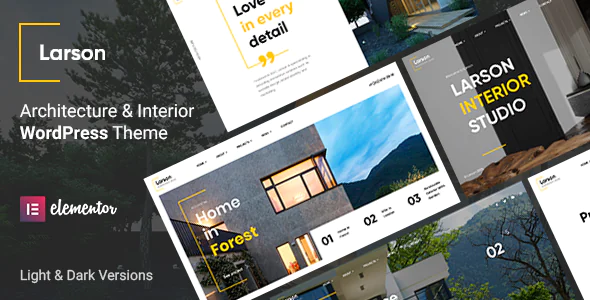 Larson Architecture WordPress Theme