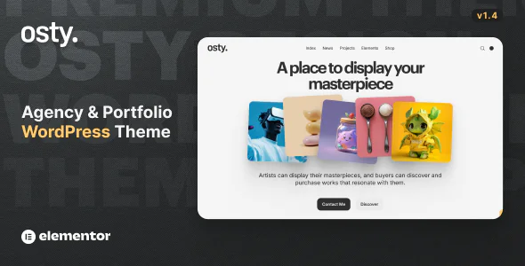 Osty Creative Agency and Portfolio Theme