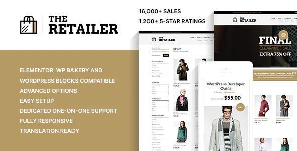 The Retailer Responsive WordPress Theme