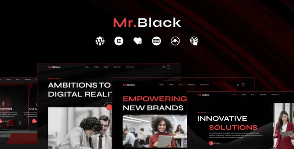Mr.Black Business Agency WordPress Theme