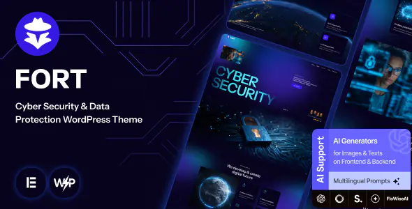 Fort Cyber Security & Data Protection WordPress Theme