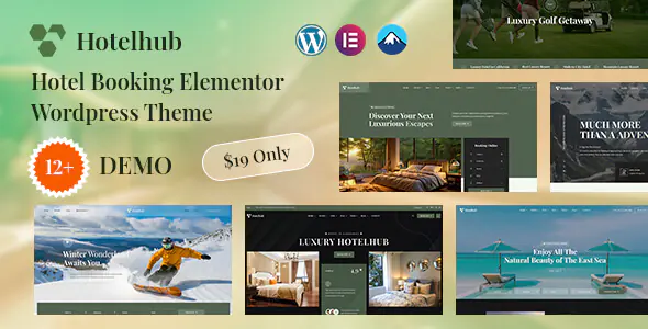Hotelhub v1.0.0 - Luxury & Resort Booking WordPress Theme