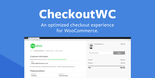 CheckoutWC Optimized Checkout Page for WooCommerce