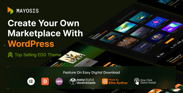 Mayosis v5.4.7 - Digital Marketplace WordPress Theme