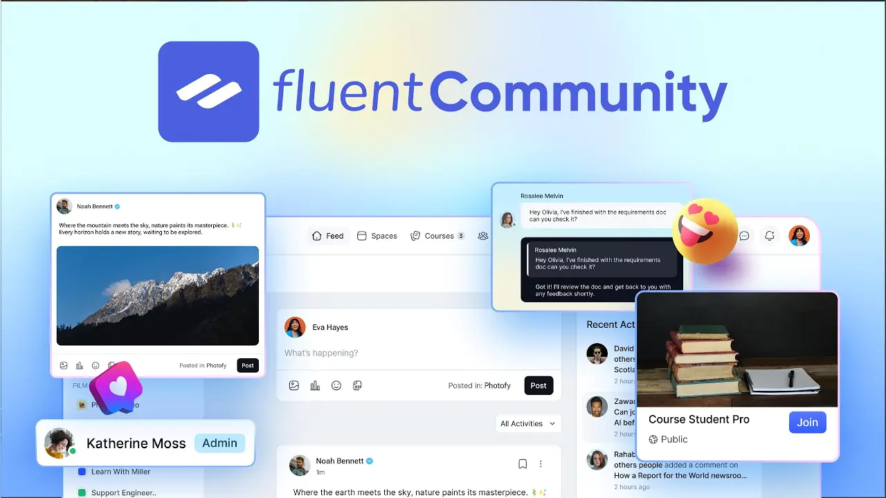 Fluent Community Pro Fastest WordPress Community Plugin
