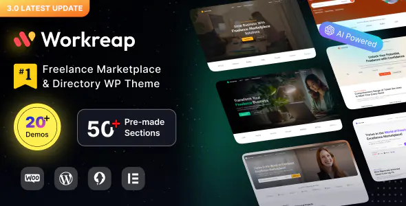 Workreap Freelance Marketplace WordPress Theme