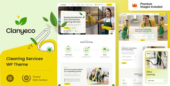 ClanyEco Cleaning Services WordPress Theme