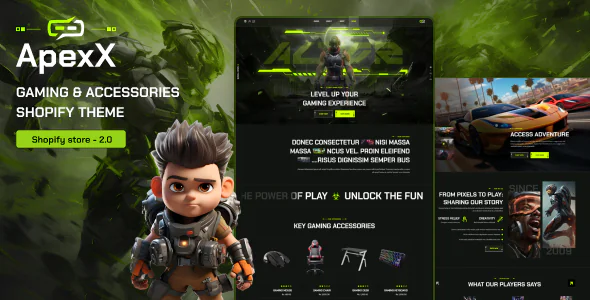 ApexX Esports & Gaming Store Shopify Theme