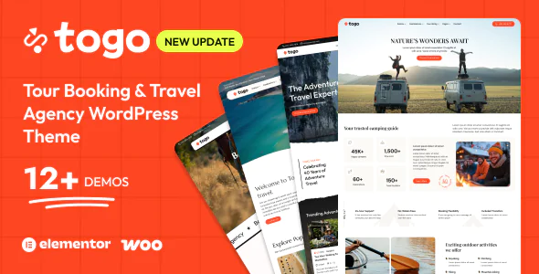 Togo Travel & Tour Booking WordPress Theme