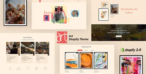 Multi Art Shopify Art Store Theme