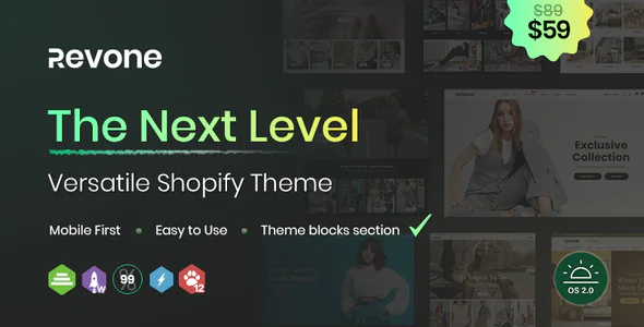 Revone Next Level Versatile Shopify Theme