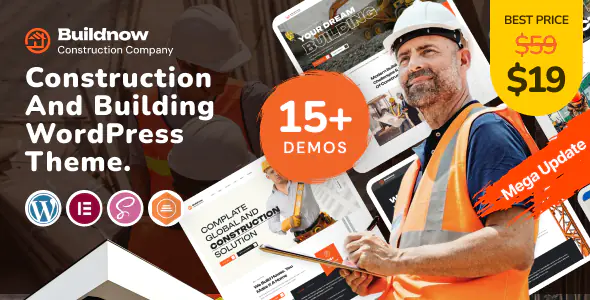 Buildnow Construction & Building WordPress Theme