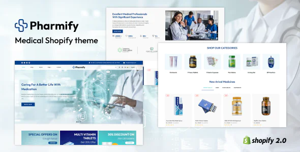 Pharmify Pharmacy & Medical Store Shopify Theme