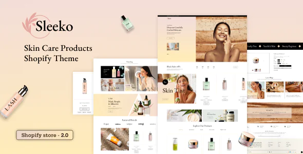 Sleeko - Beauty Cosmetics Shopify Theme