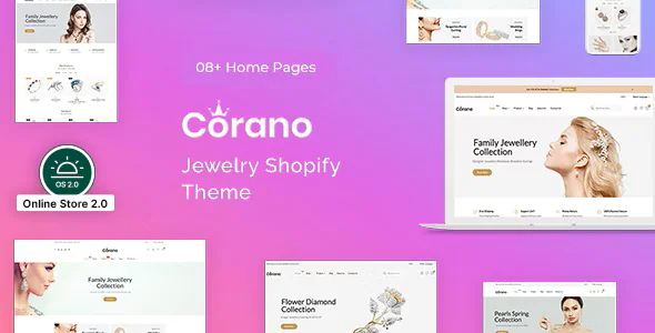 Corano Jewelry Store Shopify Theme OS 2.0