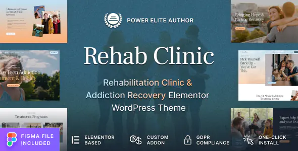 Rehab Clinic v1.2.1 - Addiction Recovery Center WordPress Theme