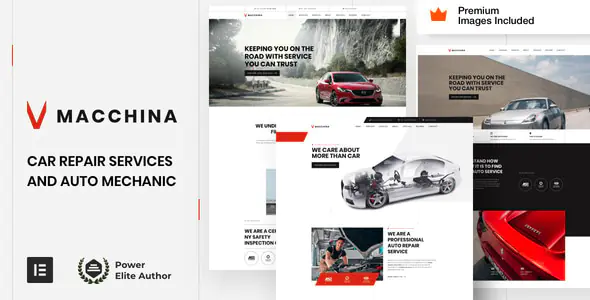 Macchina Auto Repair WordPress