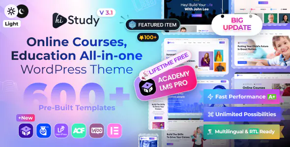 Education WordPress Theme | HiStudy